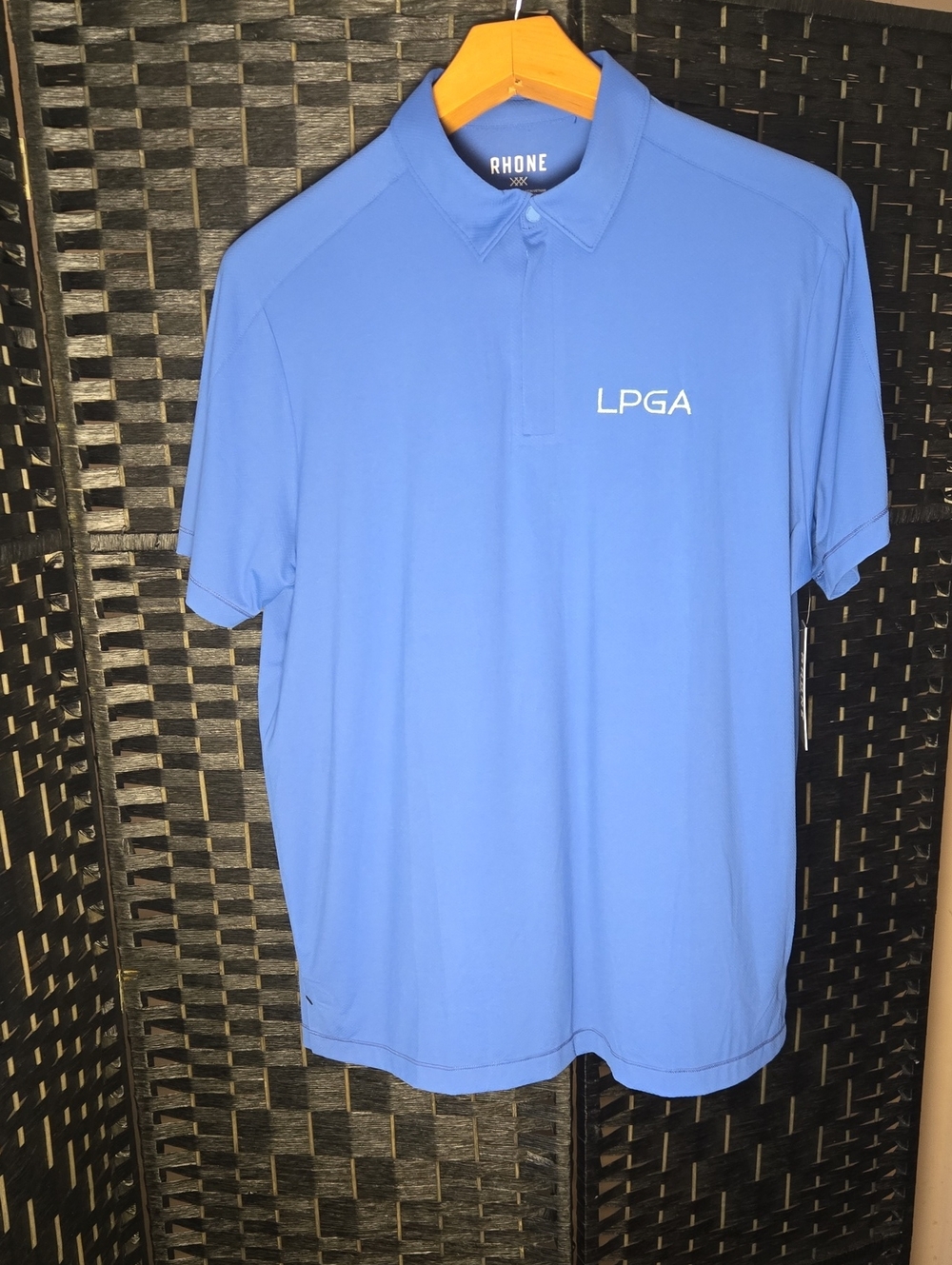 RHONE Momentum Tech  LPGA Golf Polo Shirt Sapphire Blue NWT